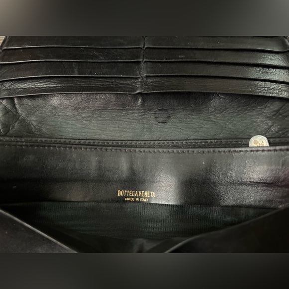Vintage BOTTEGA VENETA black wallet - read description - Picture 9 of 16
